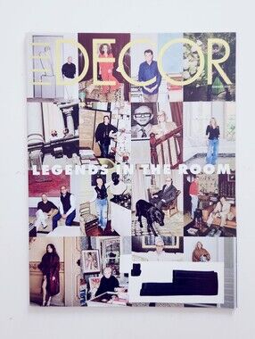 🍭7/$15 Elle Decor Magazine Summer 2026 Legends in the Room